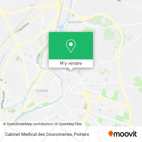 Cabinet Medical des Couronneries plan