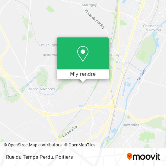 Rue du Temps Perdu plan
