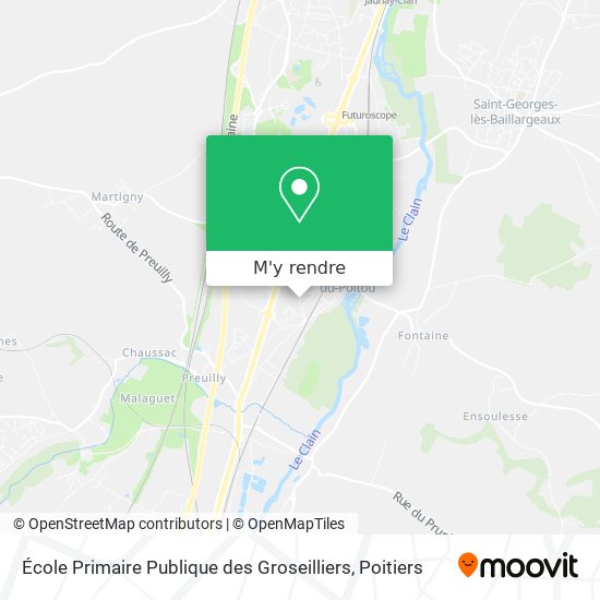 École Primaire Publique des Groseilliers plan