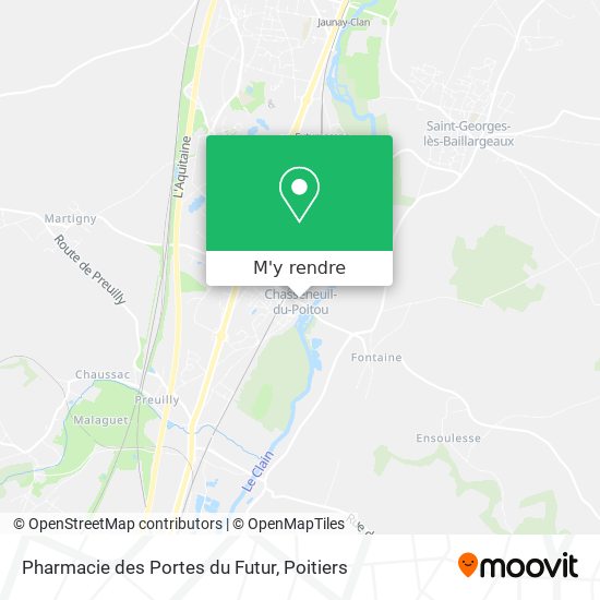 Pharmacie des Portes du Futur plan
