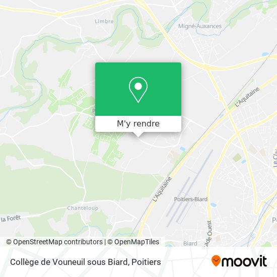 Collège de Vouneuil sous Biard plan