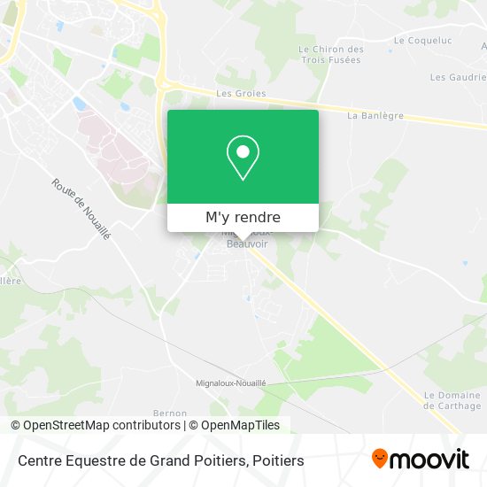 Centre Equestre de Grand Poitiers plan