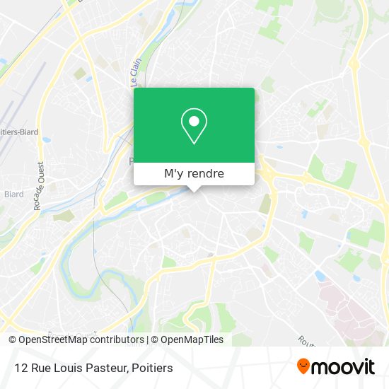 12 Rue Louis Pasteur plan