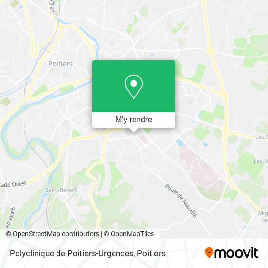 Polyclinique de Poitiers-Urgences plan