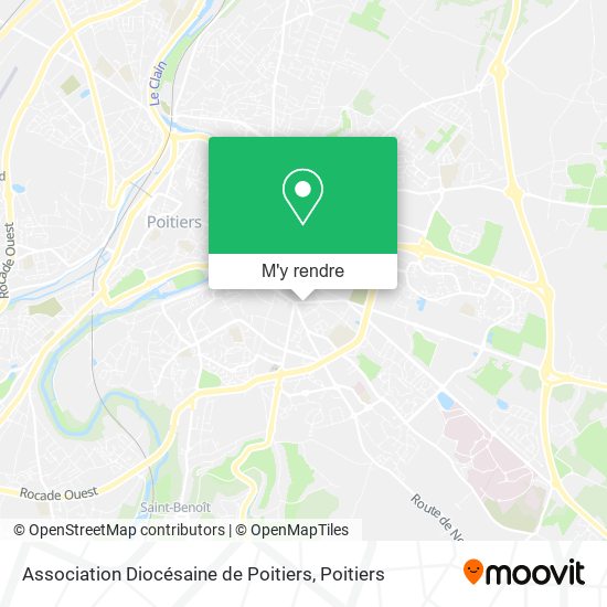 Association Diocésaine de Poitiers plan