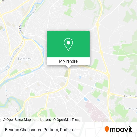 Besson Chaussures Poitiers plan