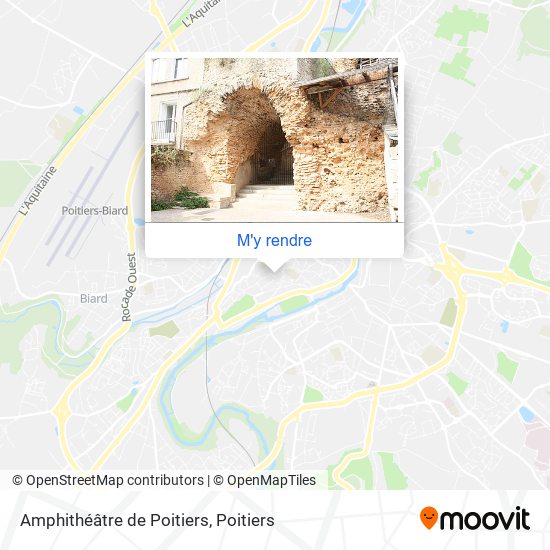 Amphithéâtre de Poitiers plan