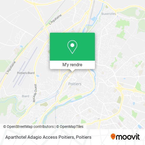 Aparthotel Adagio Access Poitiers plan