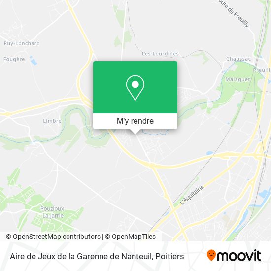 Aire de Jeux de la Garenne de Nanteuil plan