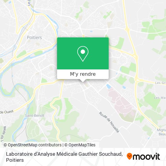 Laboratoire d'Analyse Médicale Gauthier Souchaud plan