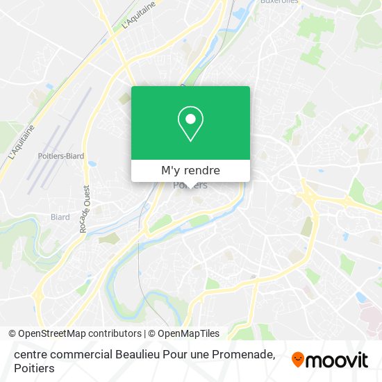 centre commercial Beaulieu Pour une Promenade plan