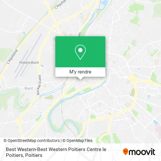 Best Western-Best Western Poitiers Centre le Poitiers plan