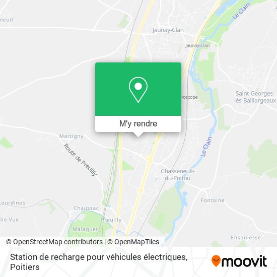 Station de recharge pour véhicules électriques plan