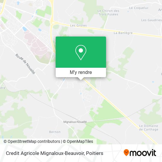 Credit Agricole Mignaloux-Beauvoir plan