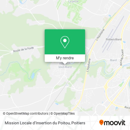 Mission Locale d'Insertion du Poitou plan