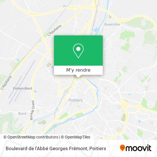 Boulevard de l'Abbé Georges Frémont plan