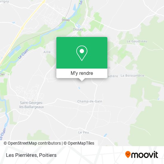 Les Pierrières plan