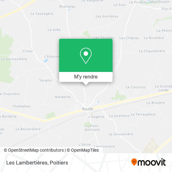 Les Lambertières plan