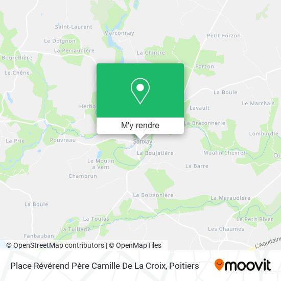 Place Révérend Père Camille De La Croix plan