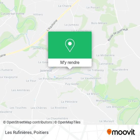 Les Rufinières plan