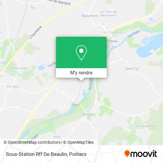 Sous-Station Rff De Beaulin plan