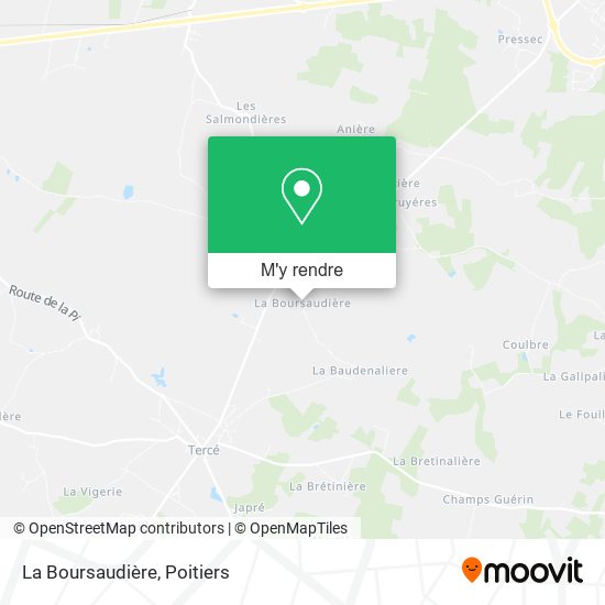 La Boursaudière plan