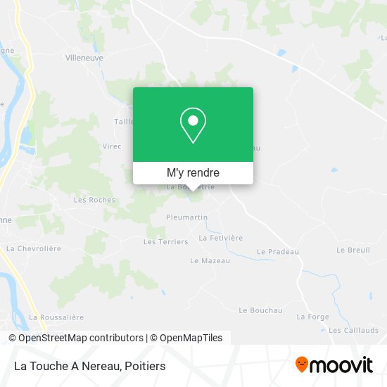 La Touche A Nereau plan