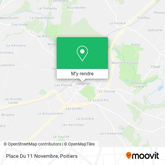 Place Du 11 Novembre plan