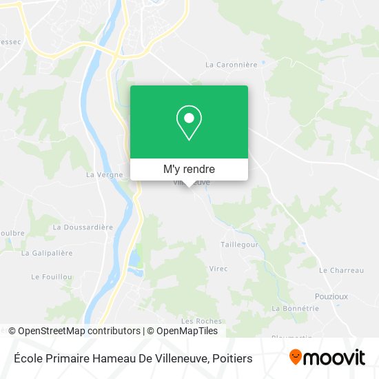 École Primaire Hameau De Villeneuve plan