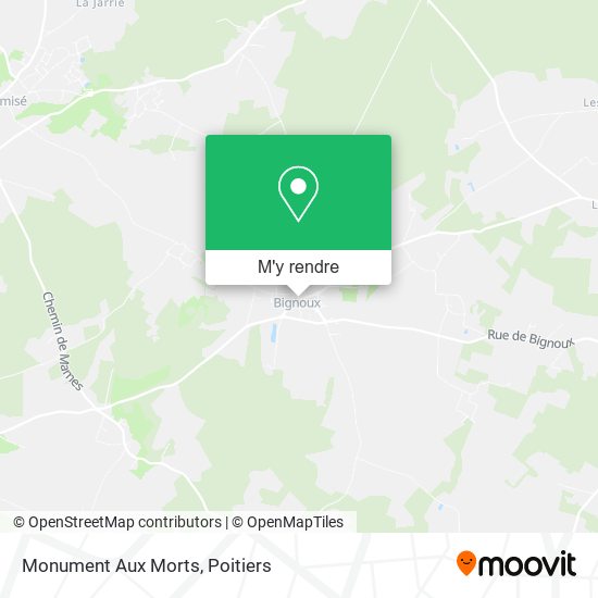 Monument Aux Morts plan