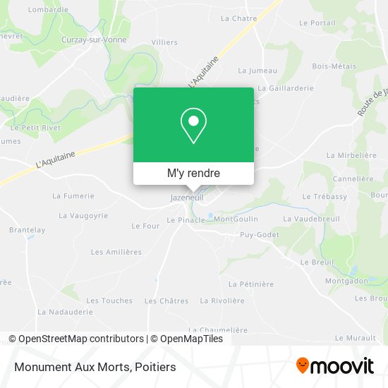 Monument Aux Morts plan