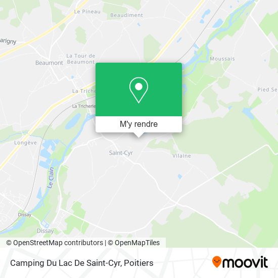 Camping Du Lac De Saint-Cyr plan