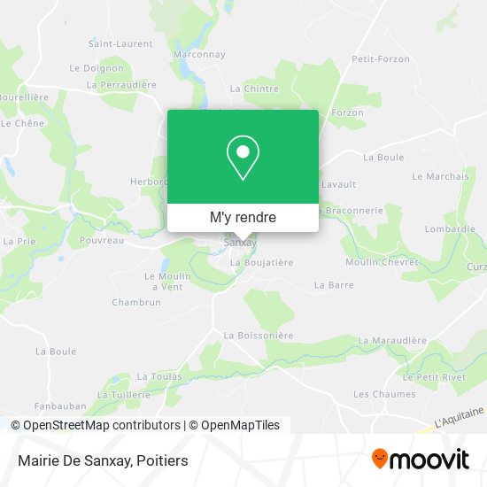 Mairie De Sanxay plan