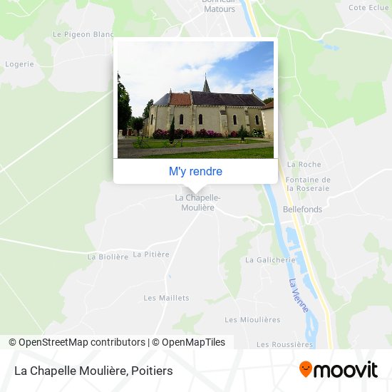 La Chapelle Moulière plan