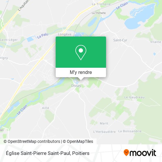 Église Saint-Pierre Saint-Paul plan