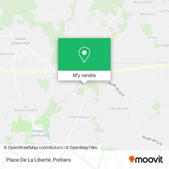 Place De La Liberté plan