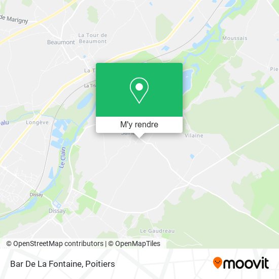 Bar De La Fontaine plan