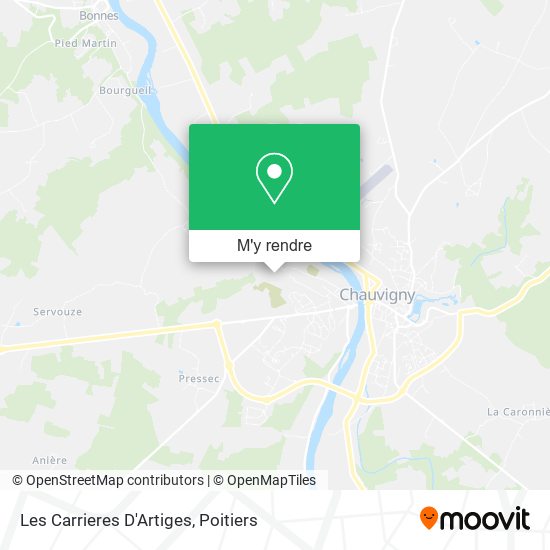 Les Carrieres D'Artiges plan