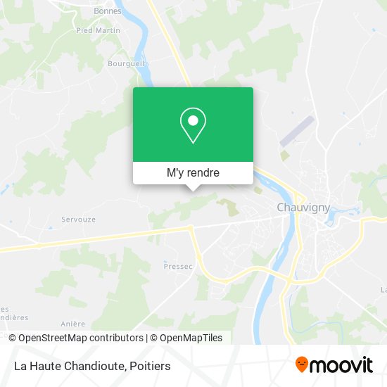 La Haute Chandioute plan