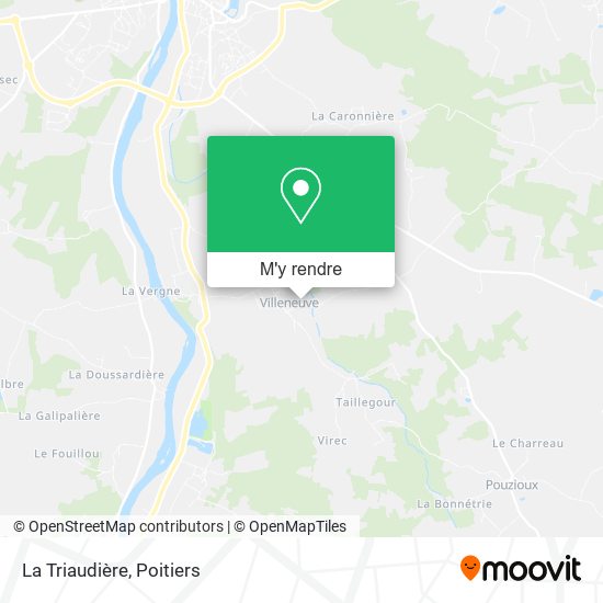 La Triaudière plan