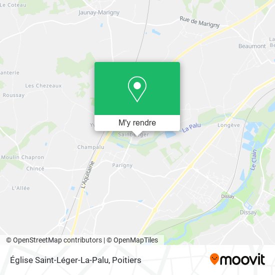 Église Saint-Léger-La-Palu plan
