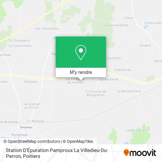 Station D'Épuration Pamproux La Villedieu-Du-Perron plan