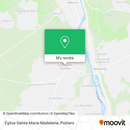 Église Sainte-Marie-Madeleine plan