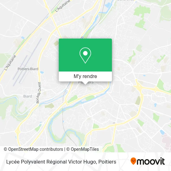 Lycée Polyvalent Régional Victor Hugo plan