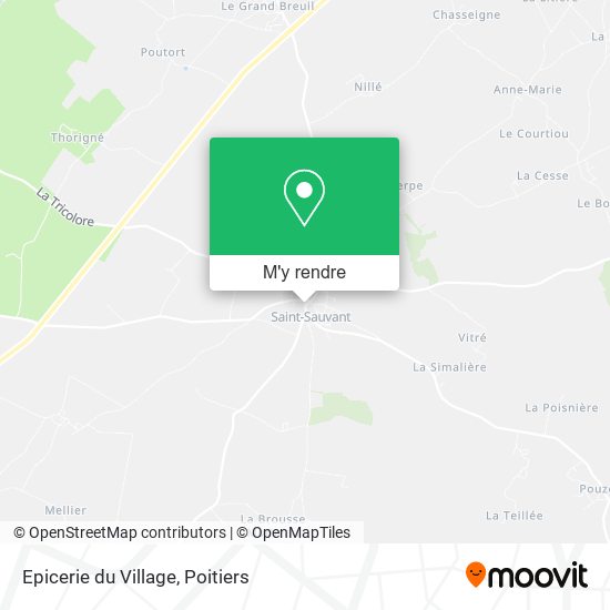 Epicerie du Village plan