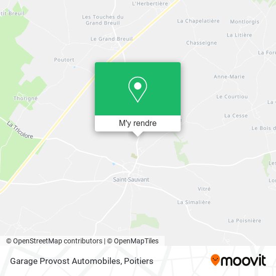 Garage Provost Automobiles plan
