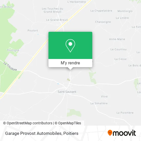 Garage Provost Automobiles plan