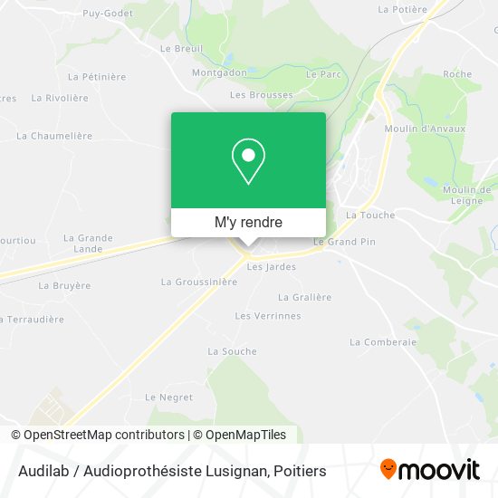 Audilab / Audioprothésiste Lusignan plan
