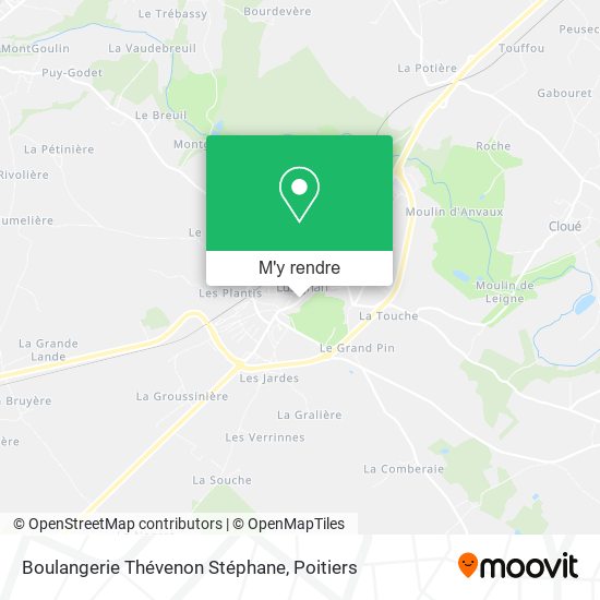Boulangerie Thévenon Stéphane plan