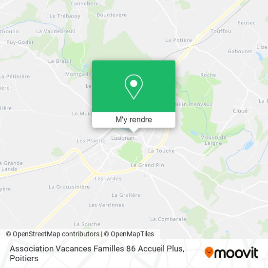 Association Vacances Familles 86 Accueil Plus plan